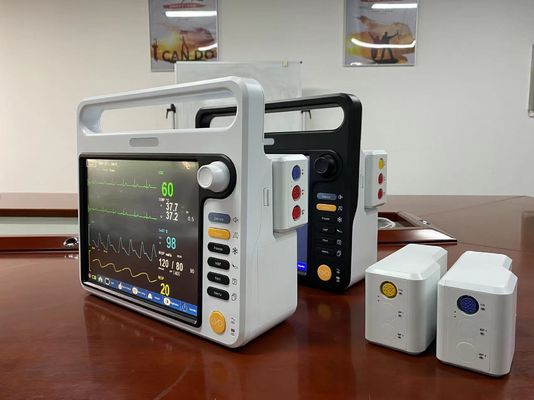 Многоязычный кардиомониторинг с ЭКГ NIBP SPO2 2Temp PR HR