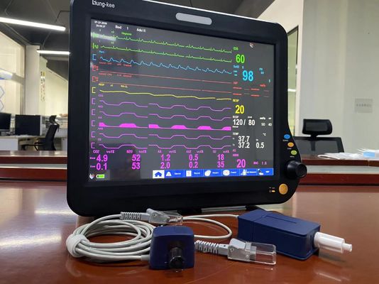 Монитор Multi параметра экрана 15 TFT LCD терпеливый для наркотизации ICU сердечной