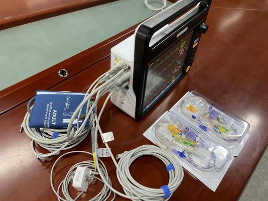6 параметров Монитор сердечного пациента с 12,1-дюймовым сенсорным экраном