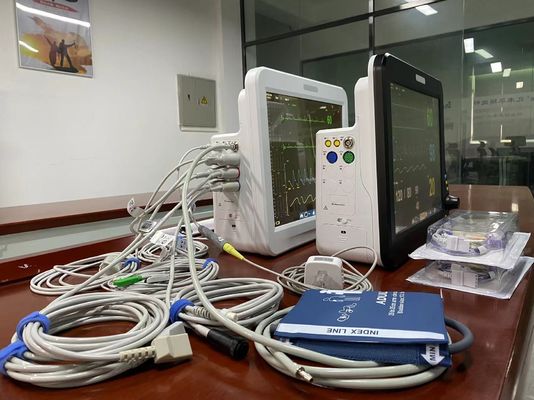 Модульный пациентский монитор медицинского больницы с дисплеем разрешения 1024x768