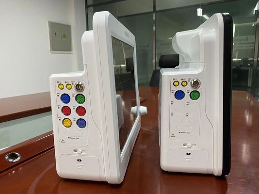 15 дюймовый портативный монитор жизненных показателей для контроля сердечных сокращений в отделении интенсивной терапии