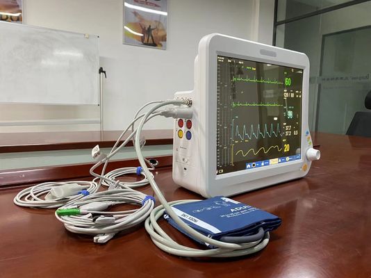 Медицинская отделение интенсивной терапии ЭКГ SPO2 и НИБП Монитор многопараметров для больницы
