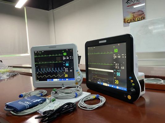 Диагностический портативный аппарат жизненно важных сигналов, NIBP Spo2 Monitor Multi Parameter