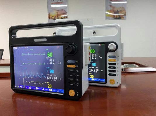 Многоязычный кардиомониторинг с ЭКГ NIBP SPO2 2Temp PR HR