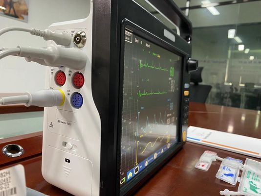 Многоязычный ветеринарный многопараметрический монитор с ЭКГ NIBP SPO2 2Temp