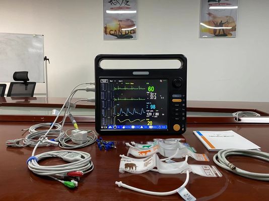 OEM Ветеринарный многопараметрический монитор 12,1 дюйма TFT LCD экран для работы с домашними животными