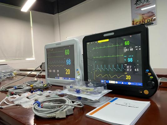 CMS сенсорный ветеринарный многопараметрический монитор 15 дюймов для хирургических животных