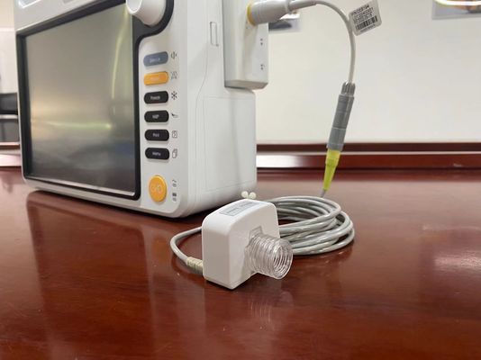 Пластиковый материал конечный приливный датчик CO2 для кардиомонитора интенсивной терапии