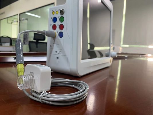 Белый педиатрический основной сенсор Etco2 для кардиомонитора интенсивной терапии