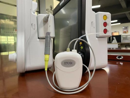 White Sidestream Etco2 Sensor Plug Play для новорожденных животных