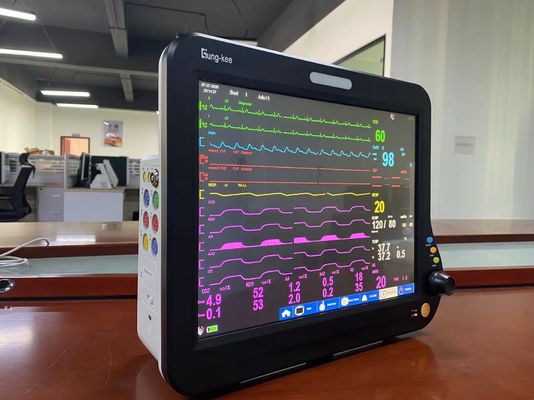 15 монитор экрана ICU дюйма TFT LCD сердечный, монитор Multi параметра SPO2 терпеливый