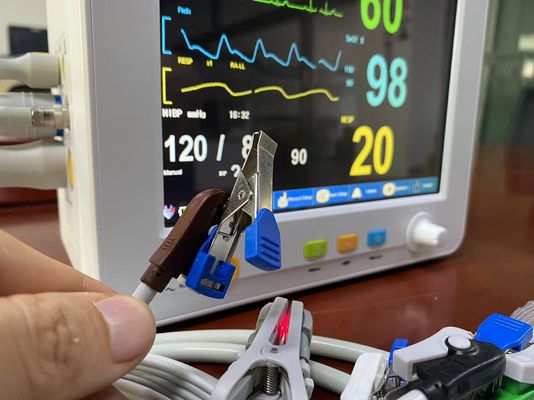 8,4 монитор параметра дюйма TFT LCD ветеринарный Multi с Temp EtCO2 ECG SPO2 NIBP