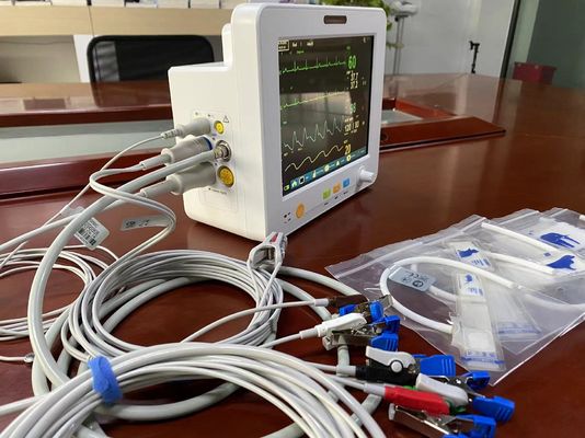 8,4 монитор параметра дюйма TFT LCD ветеринарный Multi с Temp EtCO2 ECG SPO2 NIBP